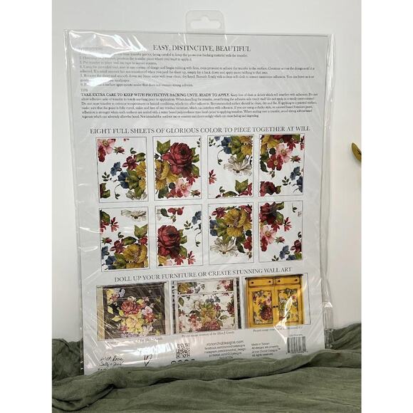 WALL FLOWER - IOD Transfer Pad - Eight 12"x16" Sheets - Brand New - Picture 2 of 2